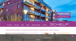 Desktop Screenshot of hotel-schelf.de