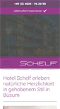 Mobile Screenshot of hotel-schelf.de